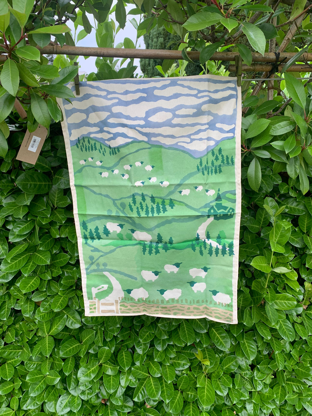 Tea Towel Mountain Sheep