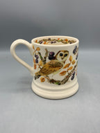 1/2 Pint Mug Owl In Sloe Berries