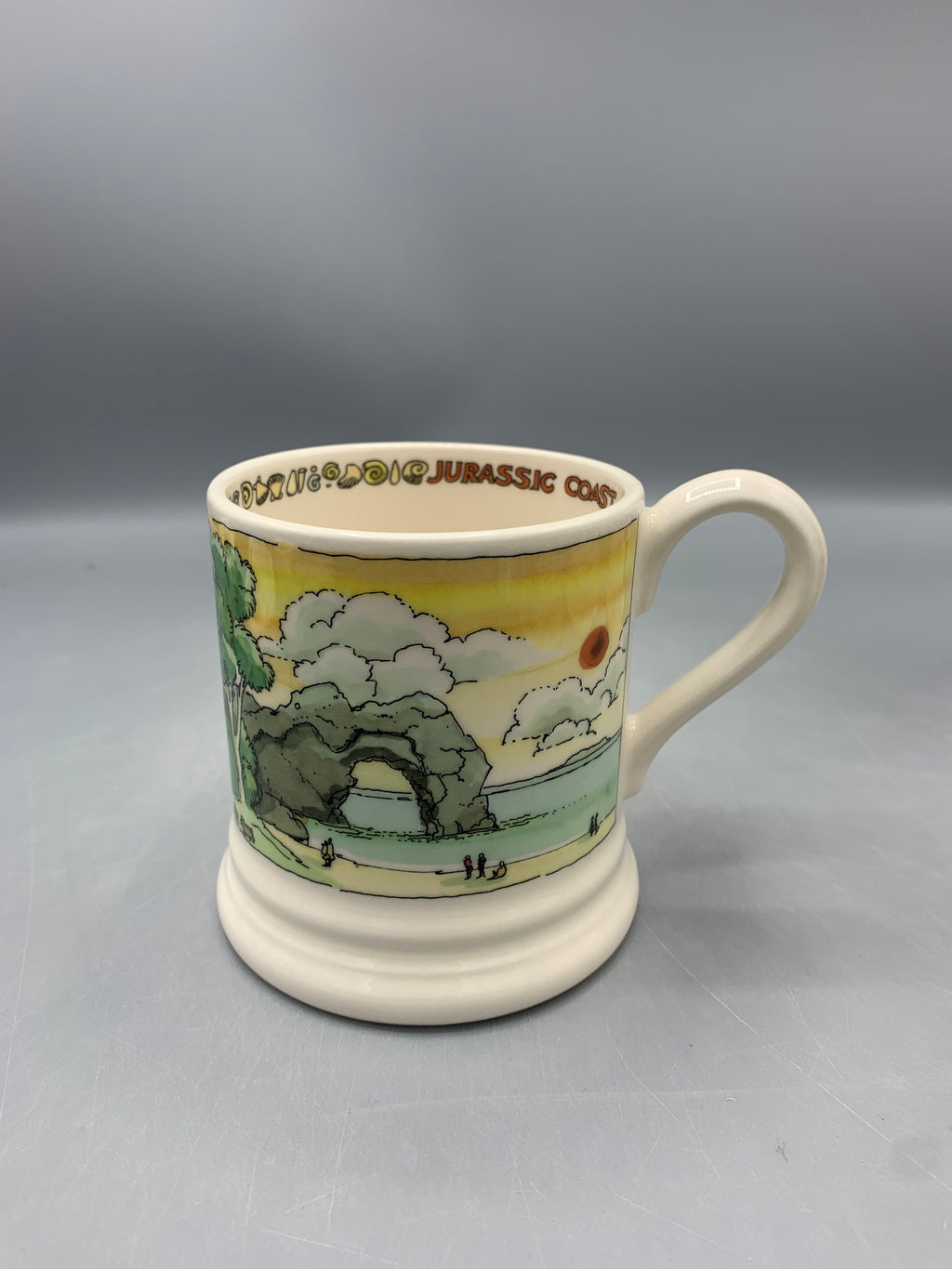 1/2 Pint Mug Jurassic Coastline B Keus