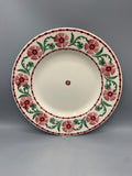 10 1/2 Inch Plate Pink Carnation
