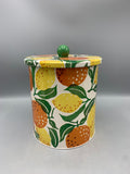 Tin Biscuit Barrel Oranges & Lemons