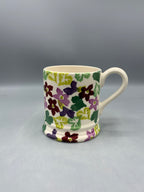 1/2 Pint Mug Sweet Violets