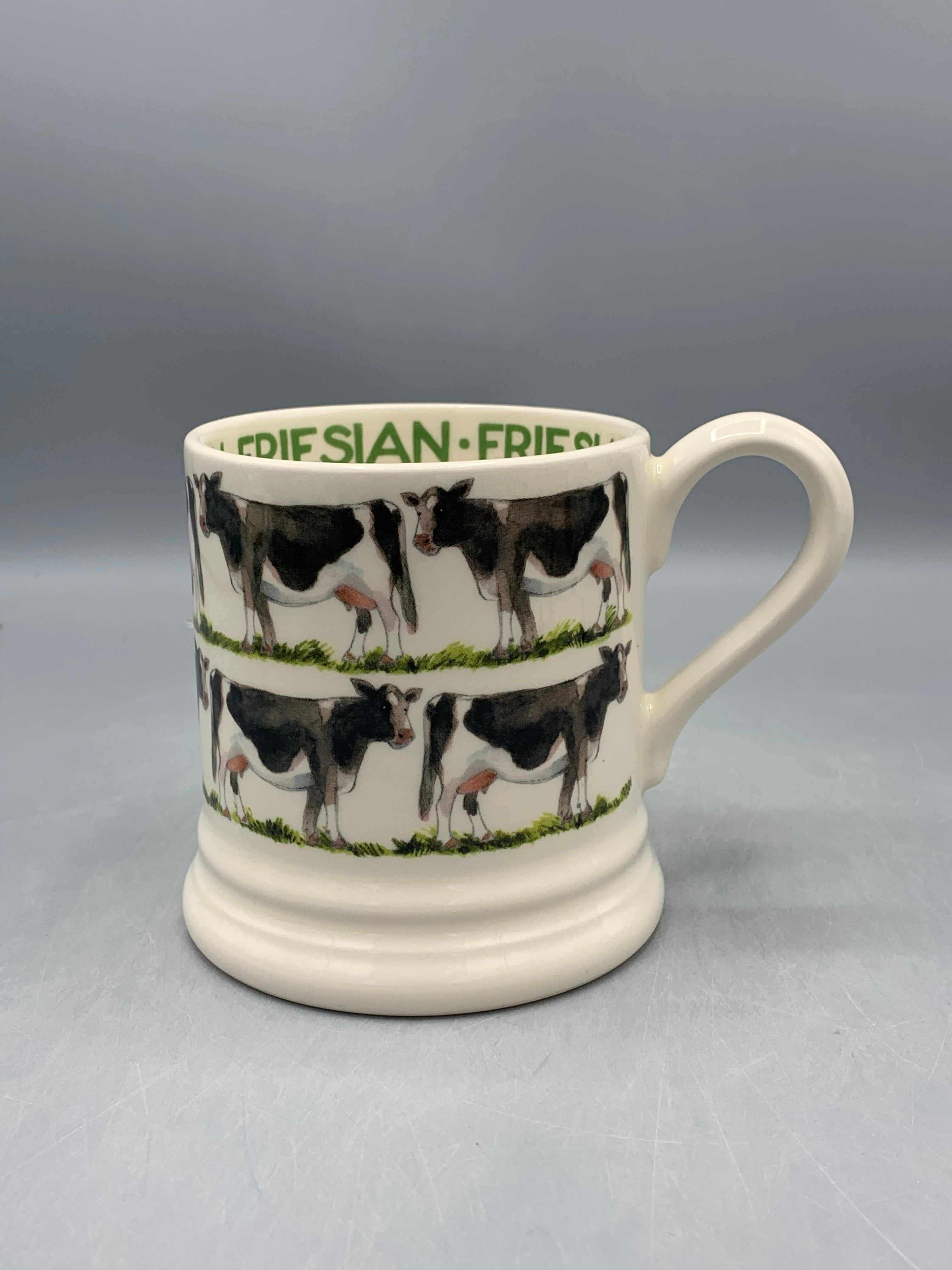 1/2 Pint Mug Friesian Cow