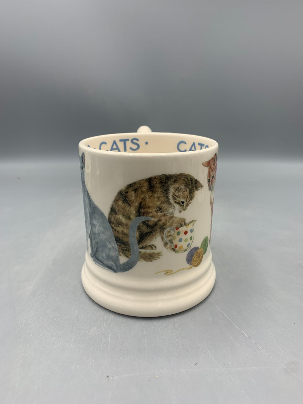 1/2 Pint Mug Cats All Over