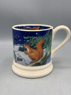 1/2 Pint Mug Midnight Squirrel