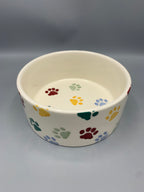 Large Pet Bowl Polka Paws