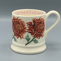 1/2 Pint Mug Chrysanthemum Flowers