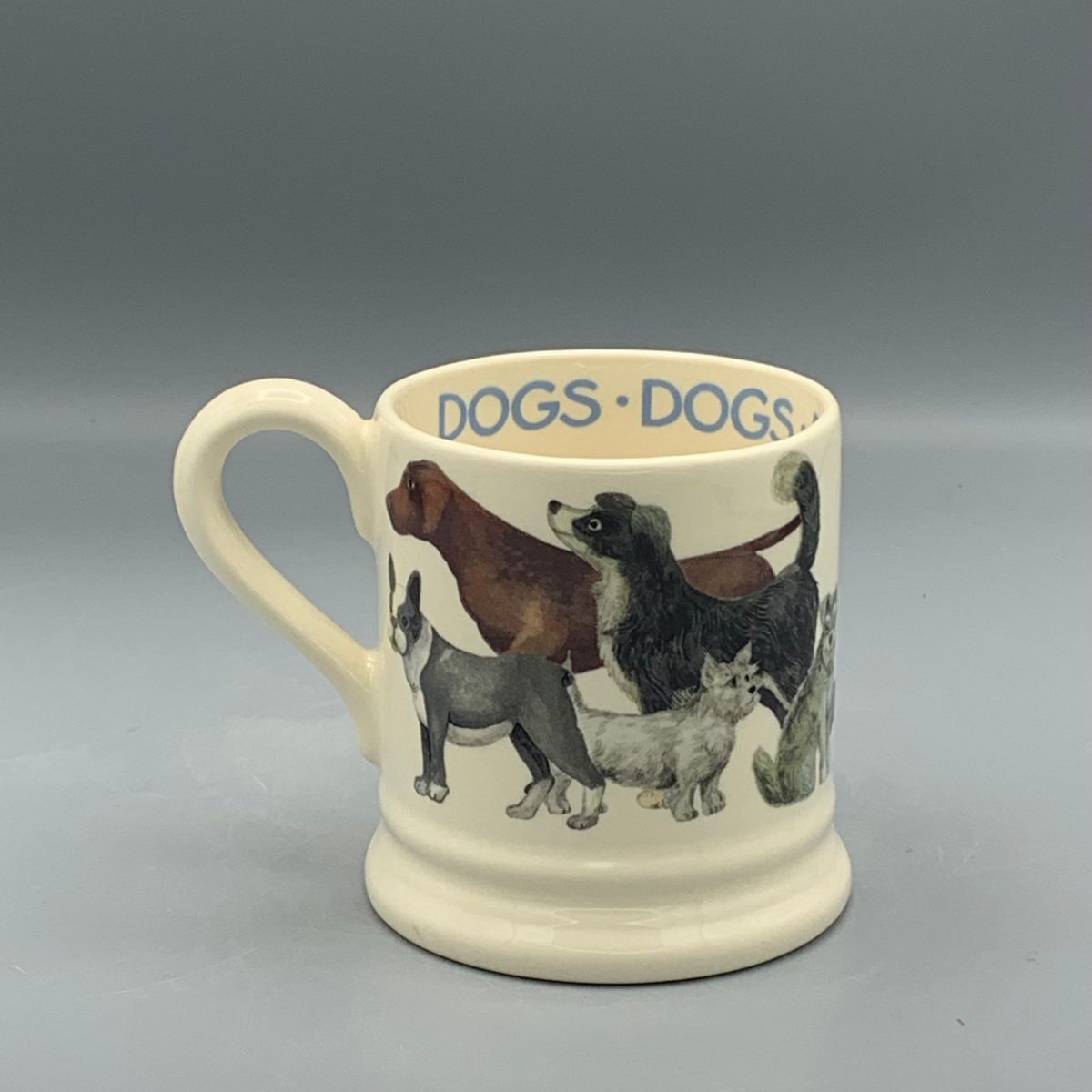 1/2 Pint Mug Dogs All Over