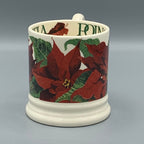 1/2 Pint Mug Poinsettia
