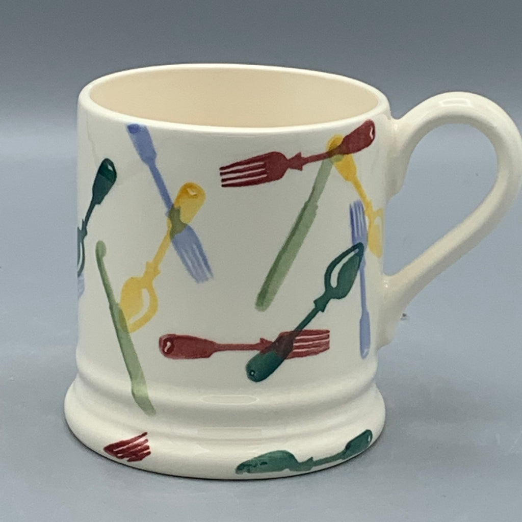 1/2 Pint Mug Polka Knives & Forks