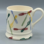 1/2 Pint Mug Polka Knives & Forks