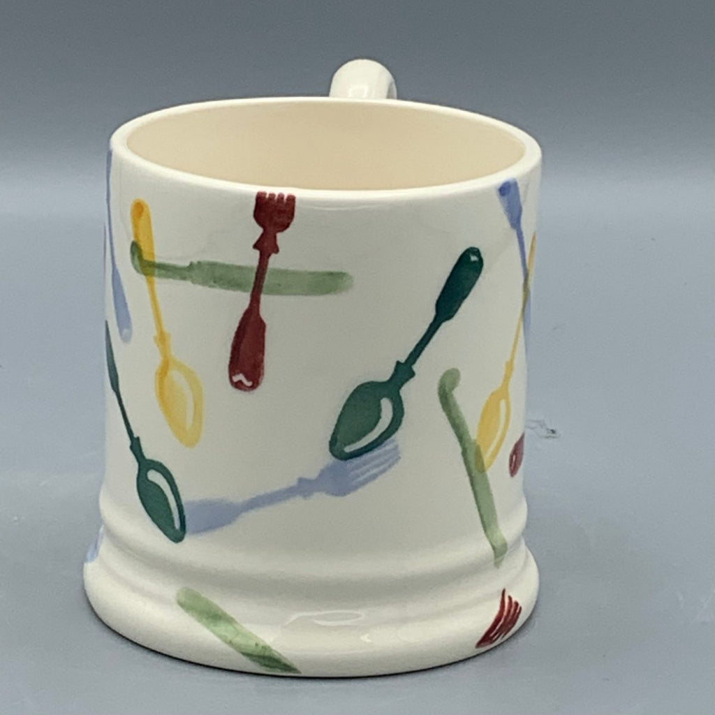1/2 Pint Mug Polka Knives & Forks