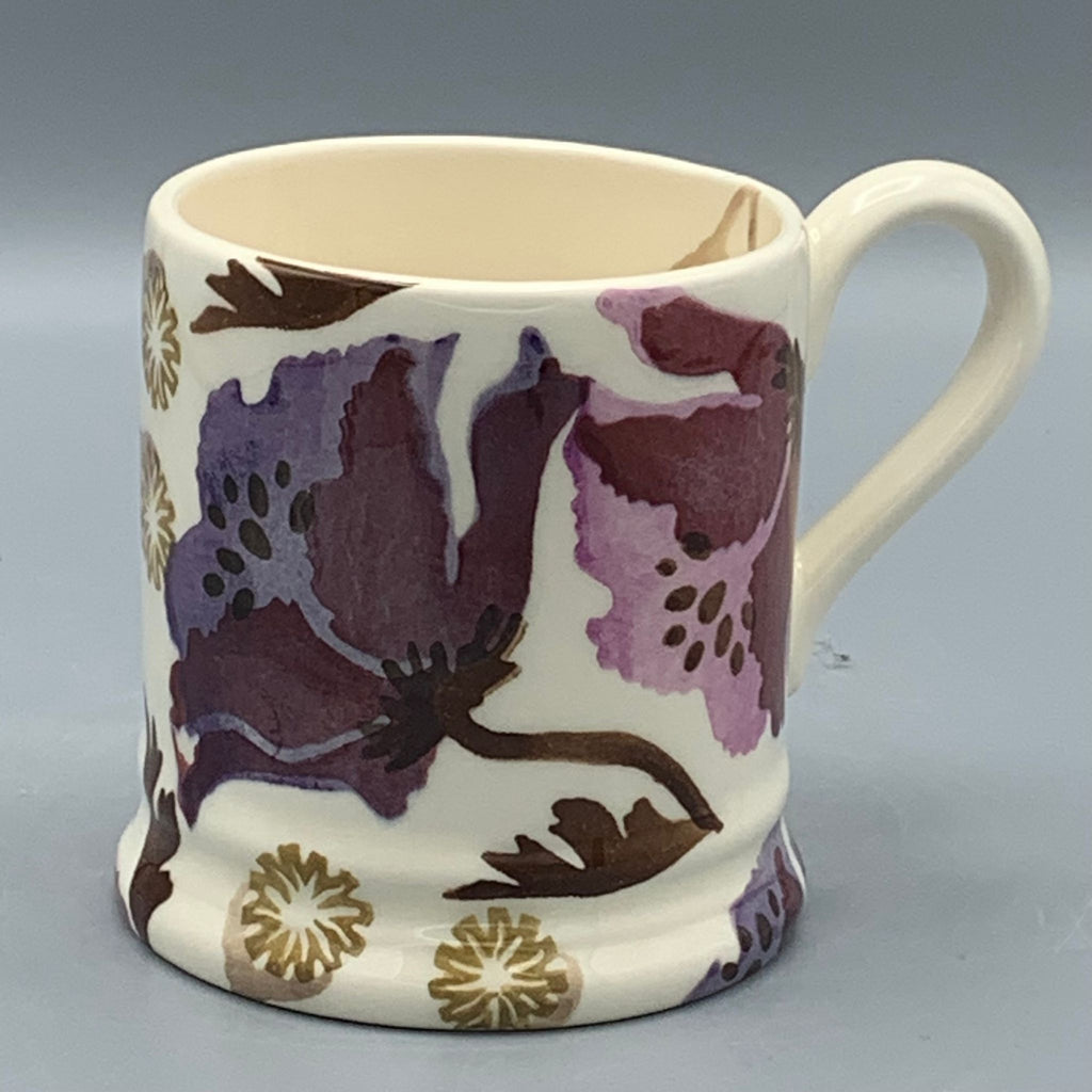 1/2 Pint Mug Purple Poppy