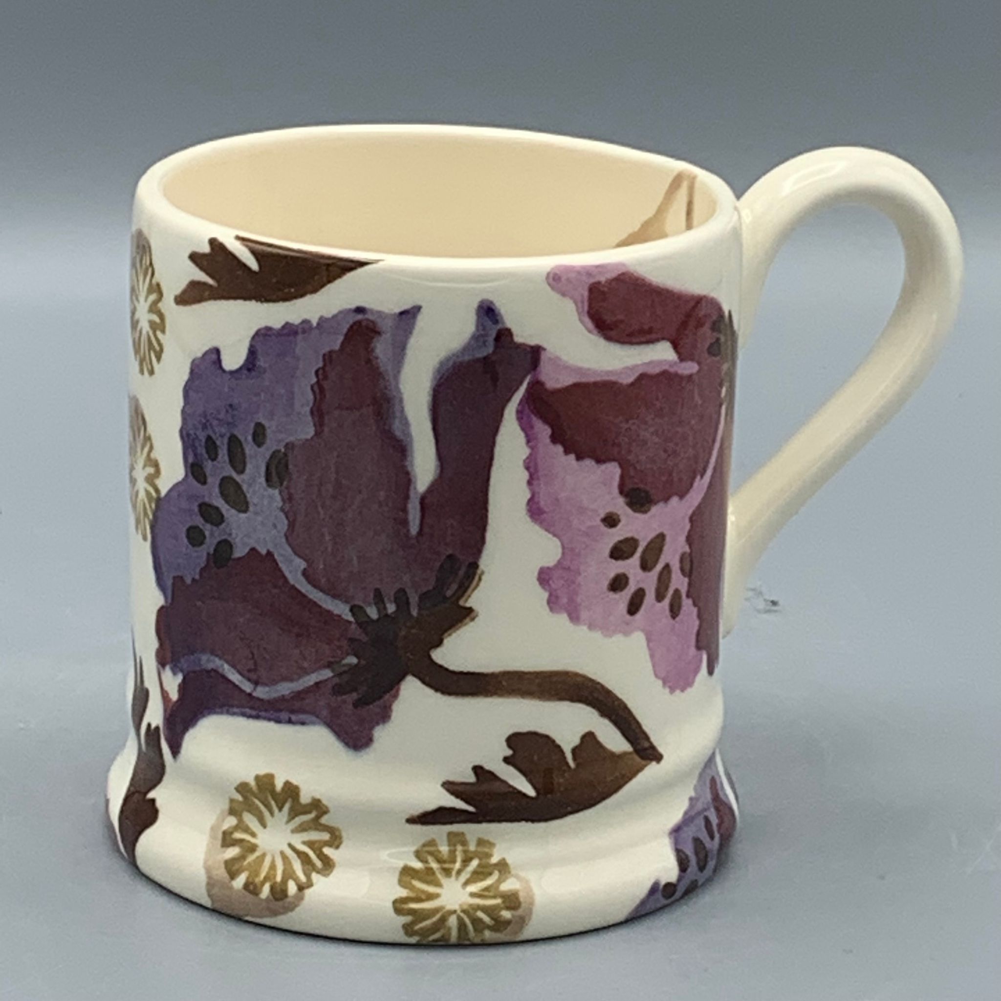 1/2 Pint Mug Purple Poppy
