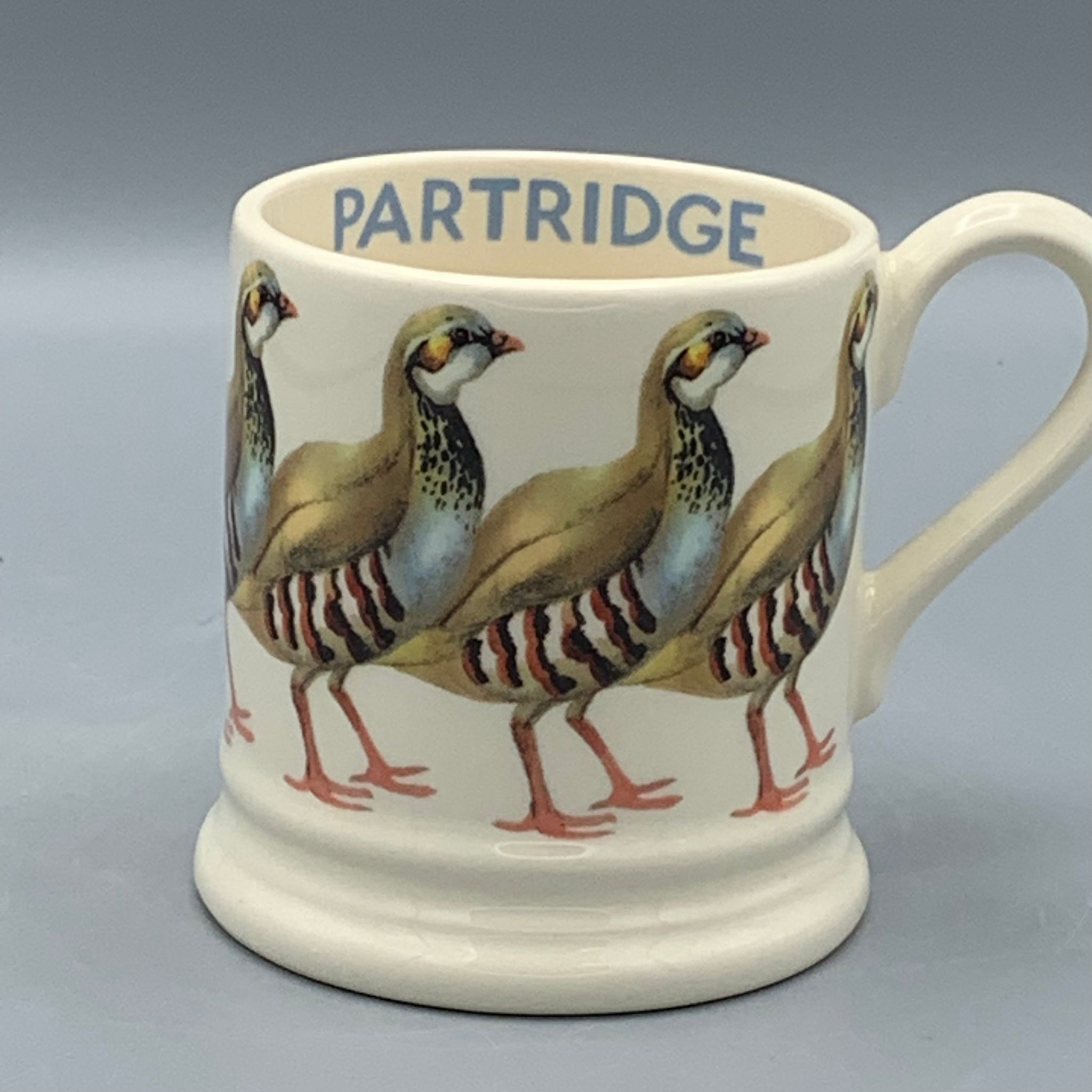 1/2 Pint Mug Red Legged Partridge
