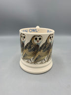 1/2 Pint Mug Barn Owl B Keus