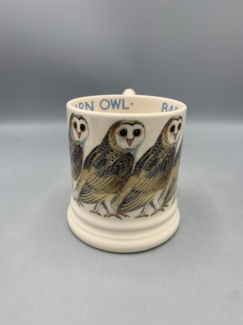 1/2 Pint Mug Barn Owl