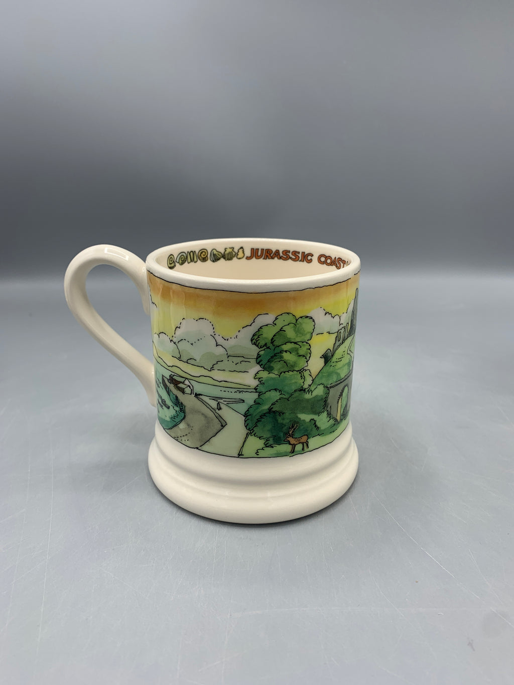 1/2 Pint Mug Jurassic Coastline B Keus