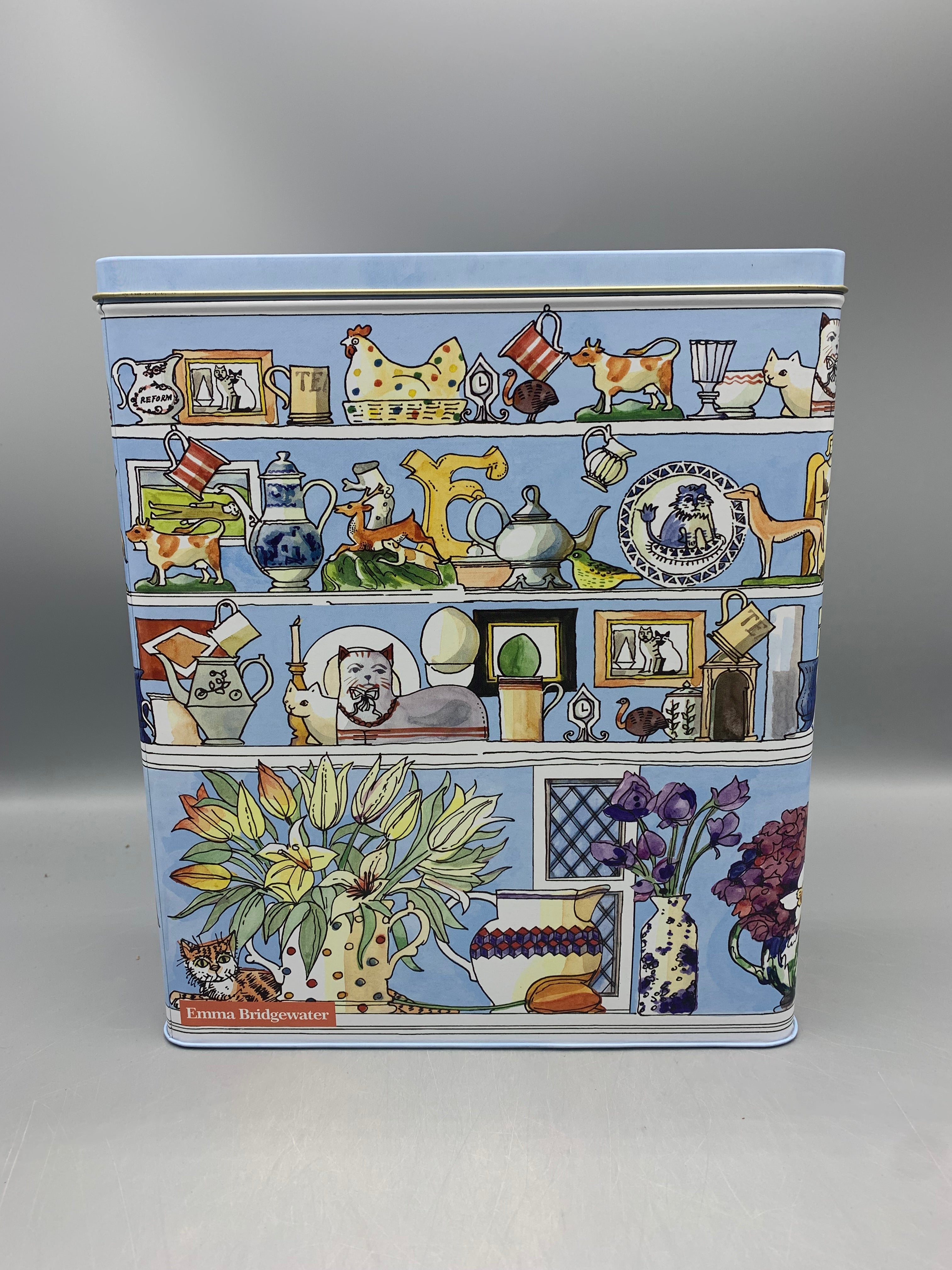 Tin Cereal Container Setting Up Home