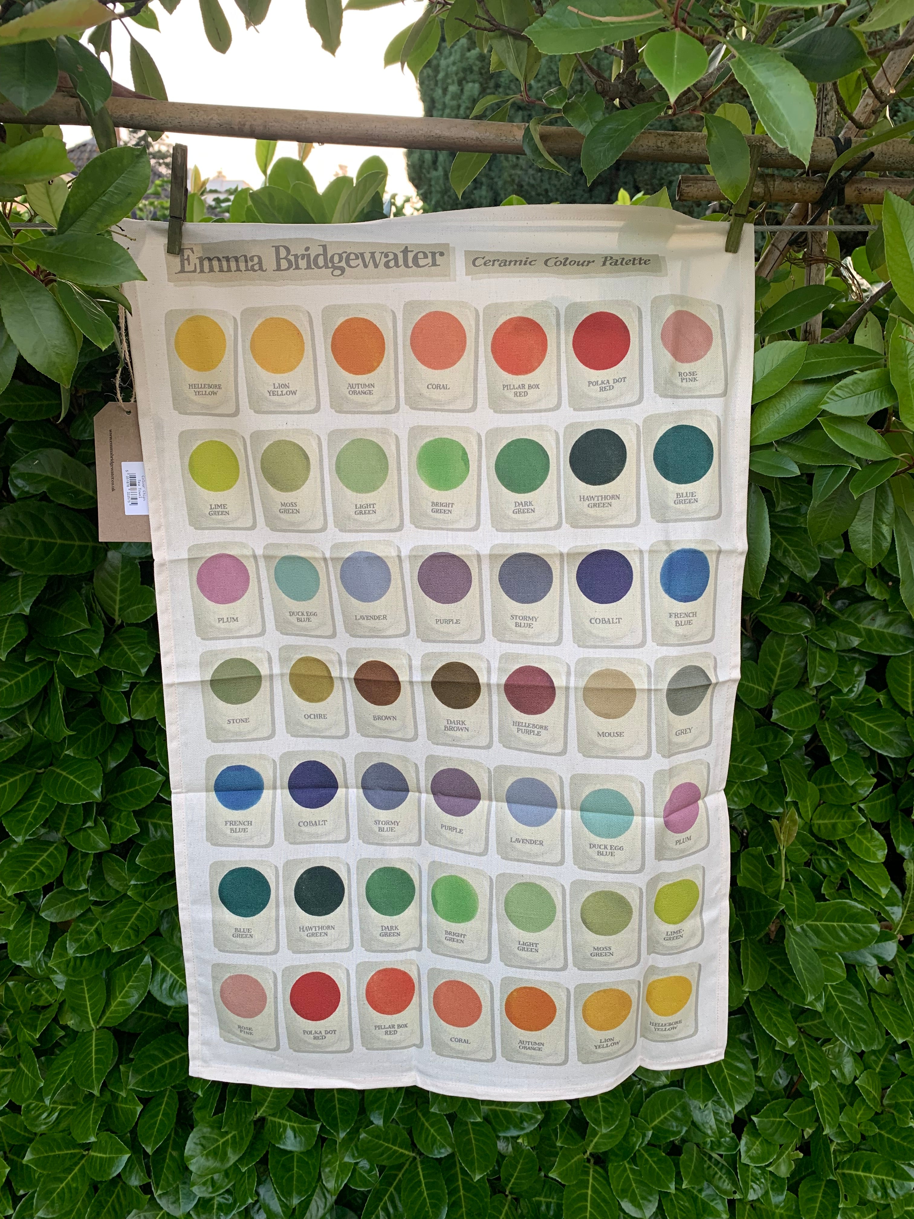 Tea Towel Colour Chips
