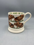1/2 Pint Mug Sandy & Black