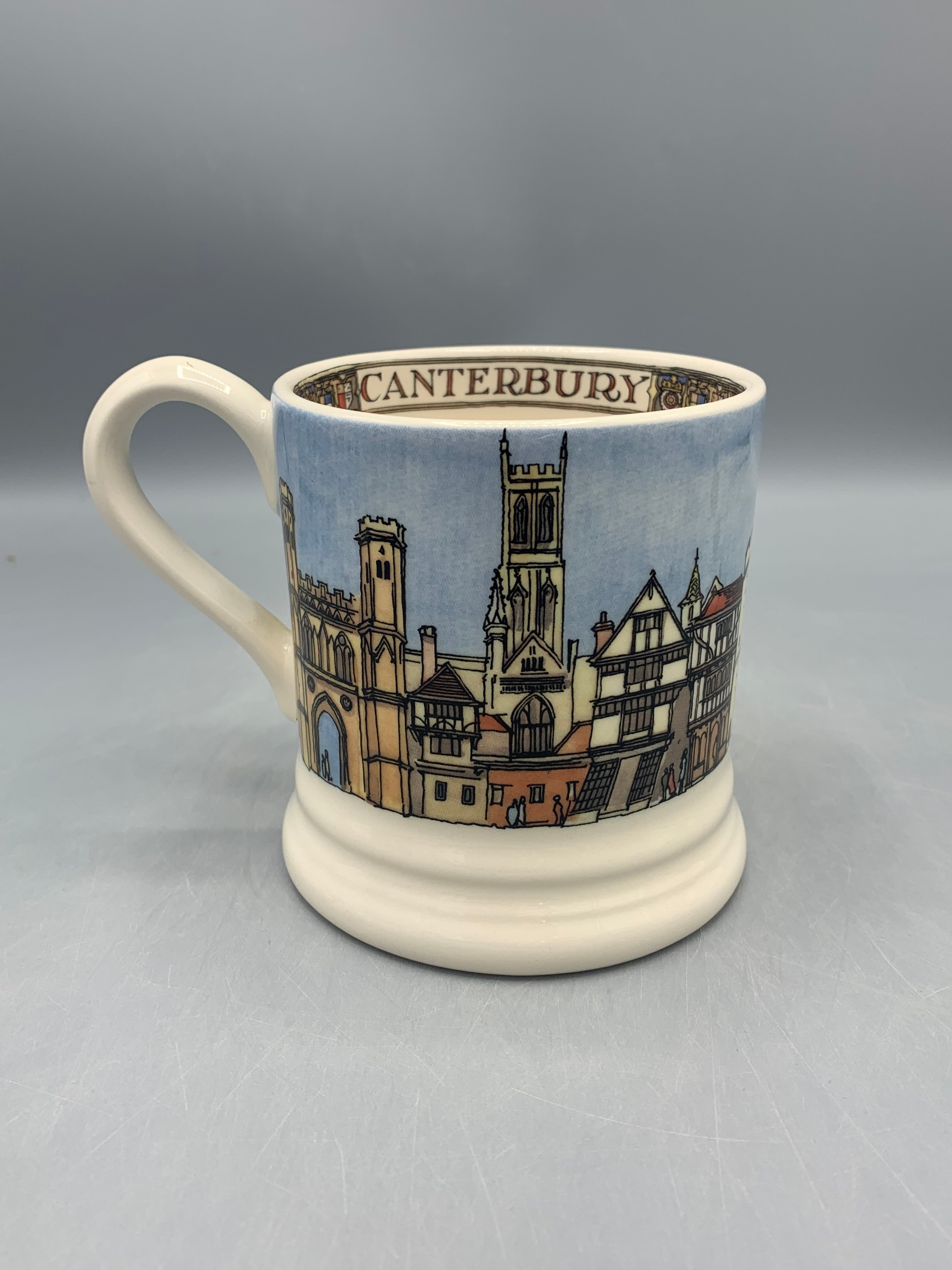 1/2 Pint Mug Cities Of Dreams Canterbury
