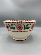 Large old bowl Pink Carnation