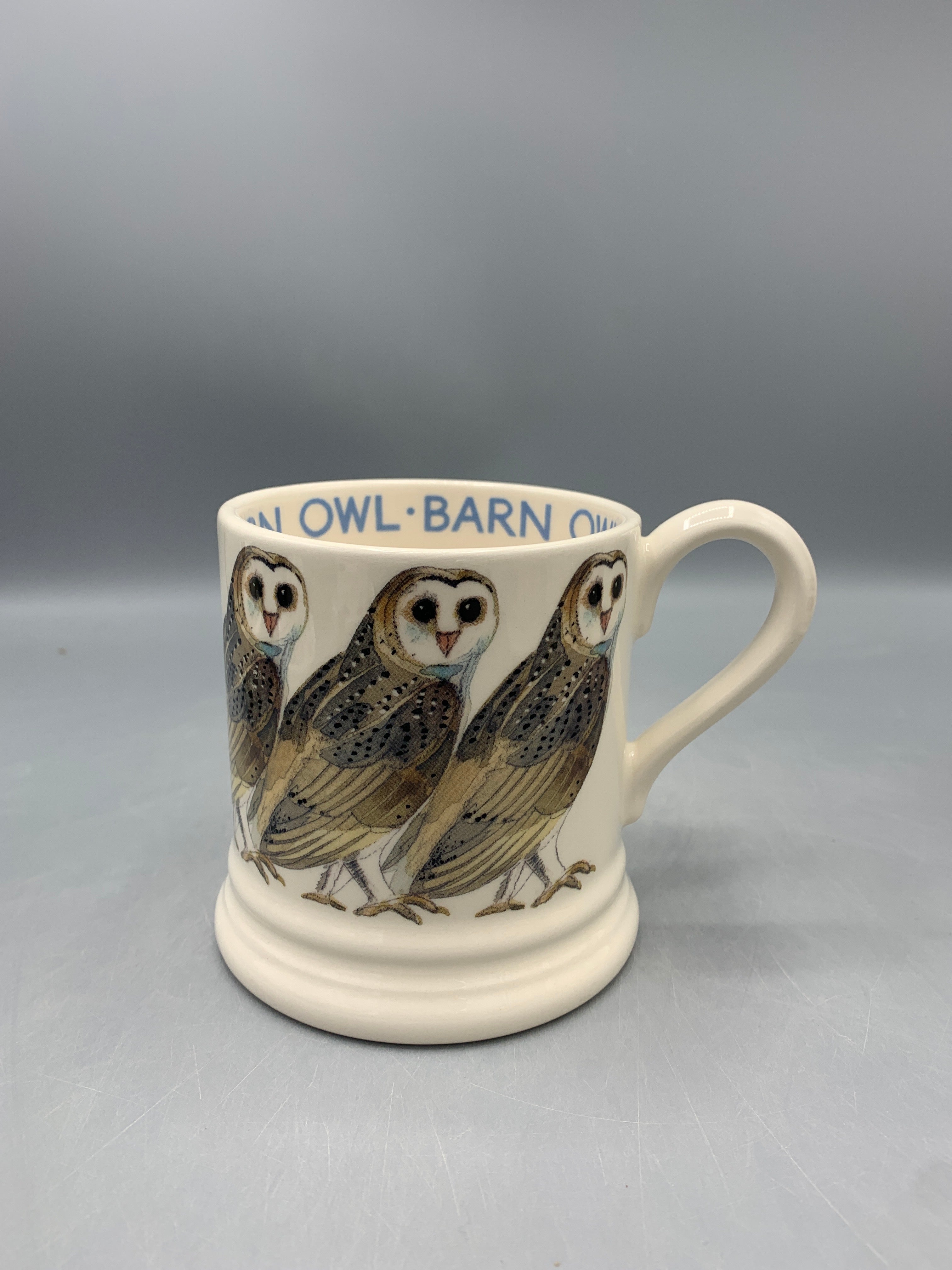 1/2 Pint Mug Barn Owl B Keus
