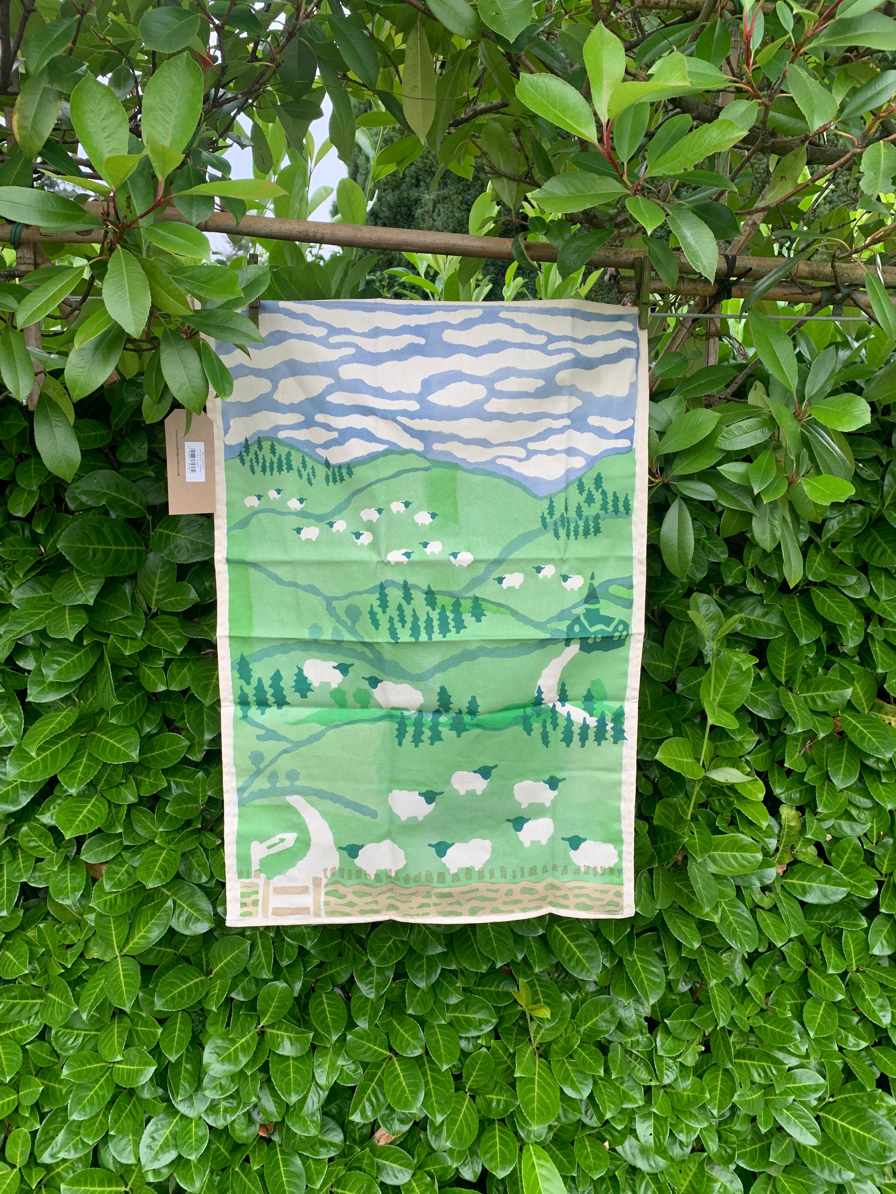 Tea Towel Mountain Sheep