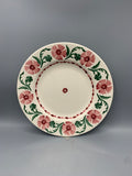 8 1/2 Inch Plate Pink Carnation