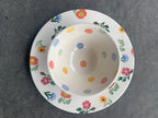 Small Old Bowl Summer Polka Dot