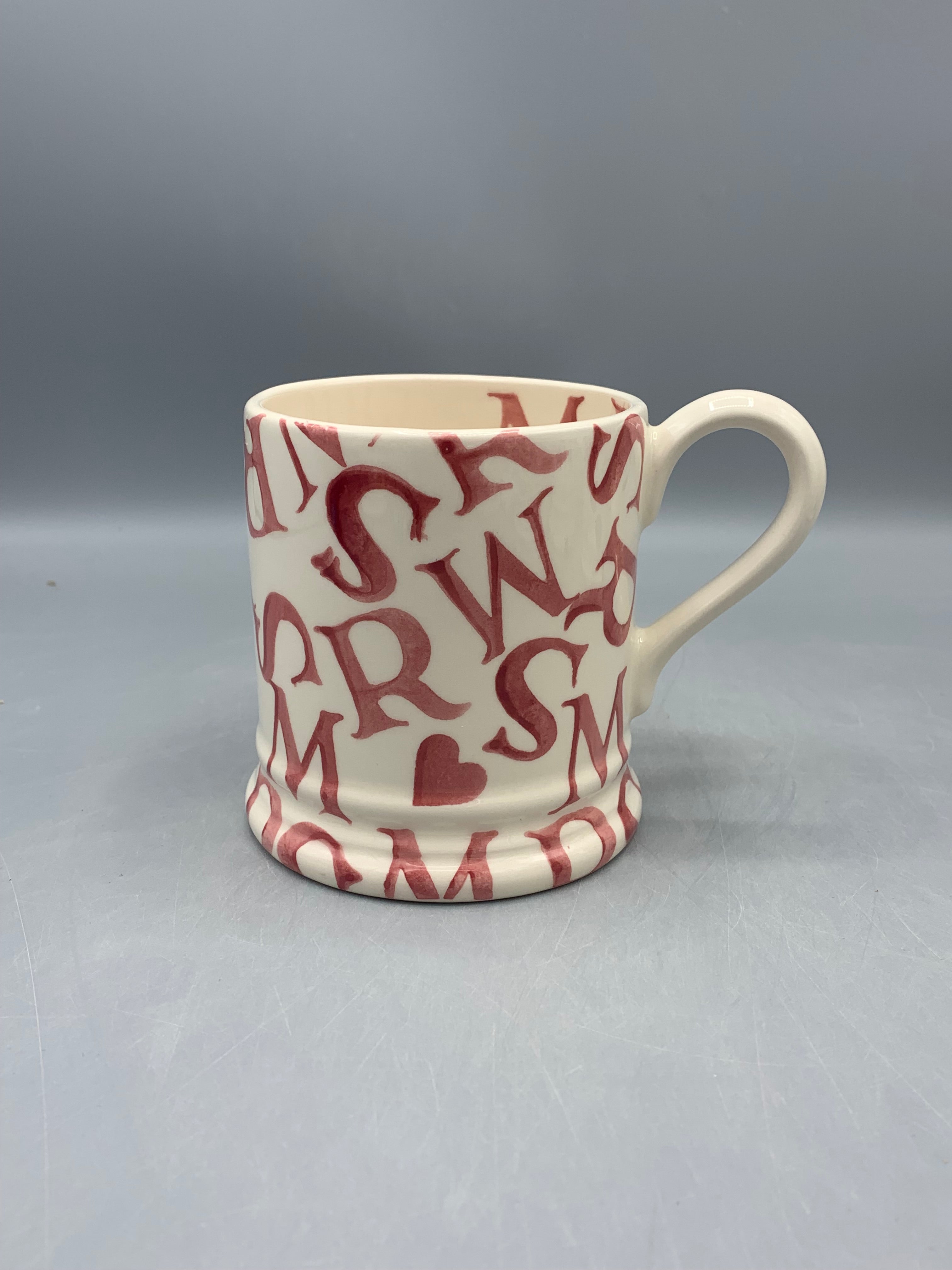 1/2 Pint Mug M.R.S Pink