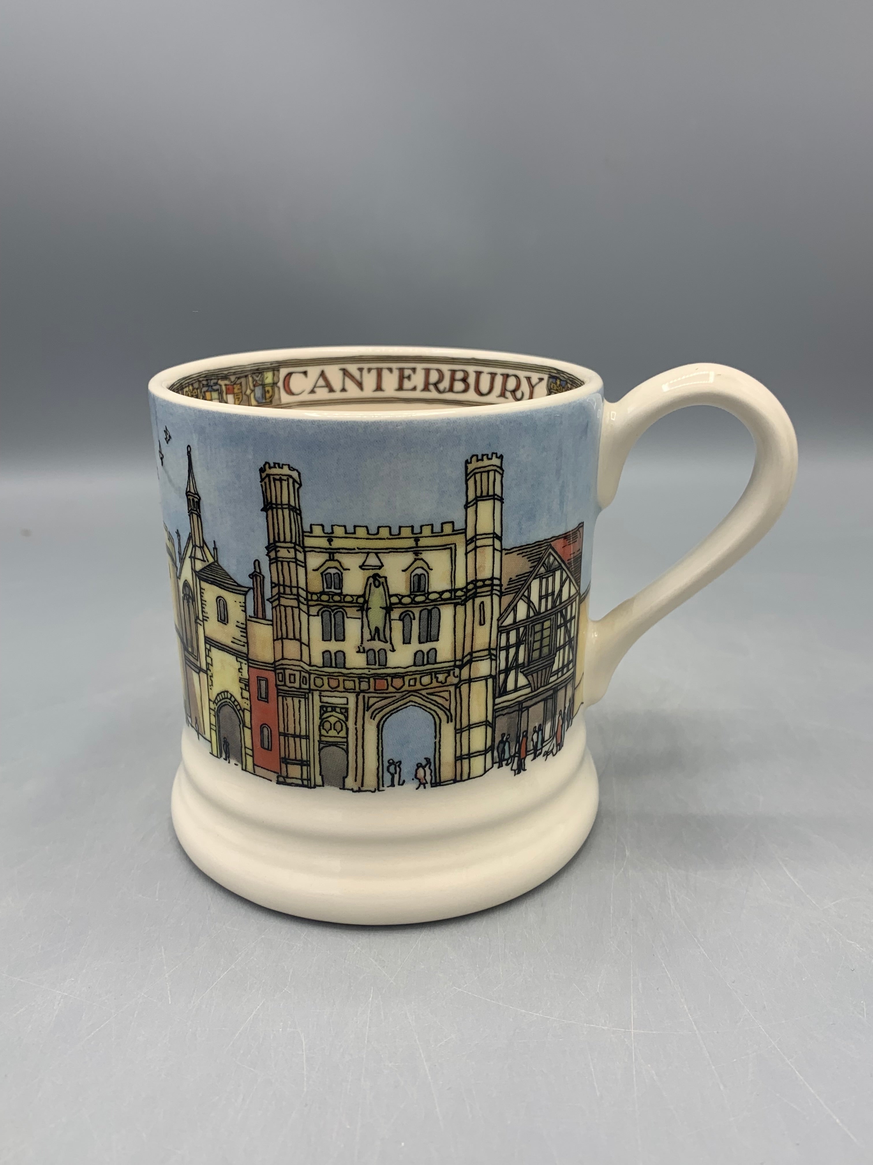 1/2 Pint Mug Cities Of Dreams Canterbury