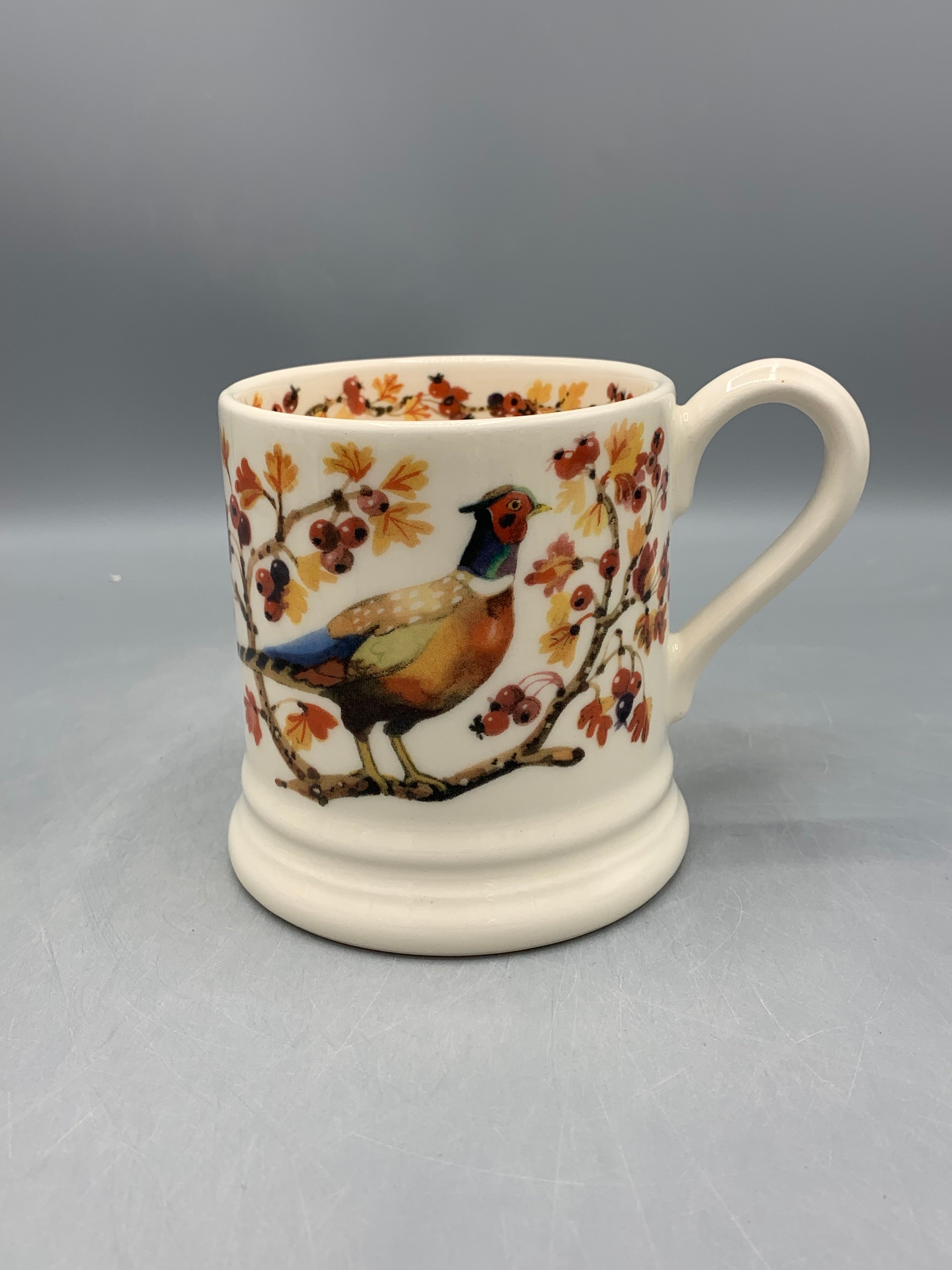 1/2 Pint Mug Pheasant In Hawthorn