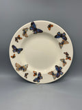 8 1/2 Inch Plate Common Blue Butterfly