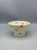Small Old Bowl Summer Polka Dot