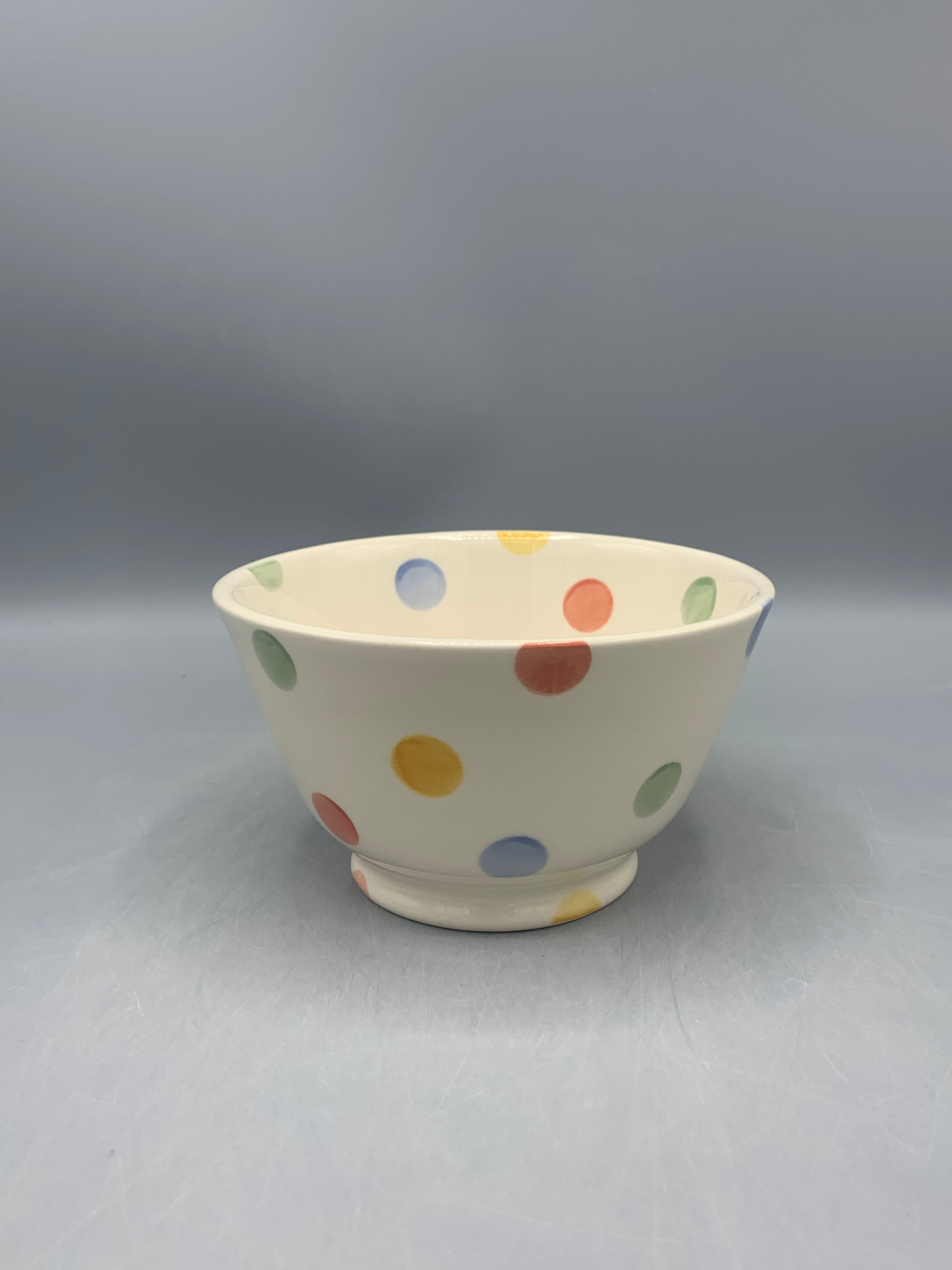 Small Old Bowl Summer Polka Dot
