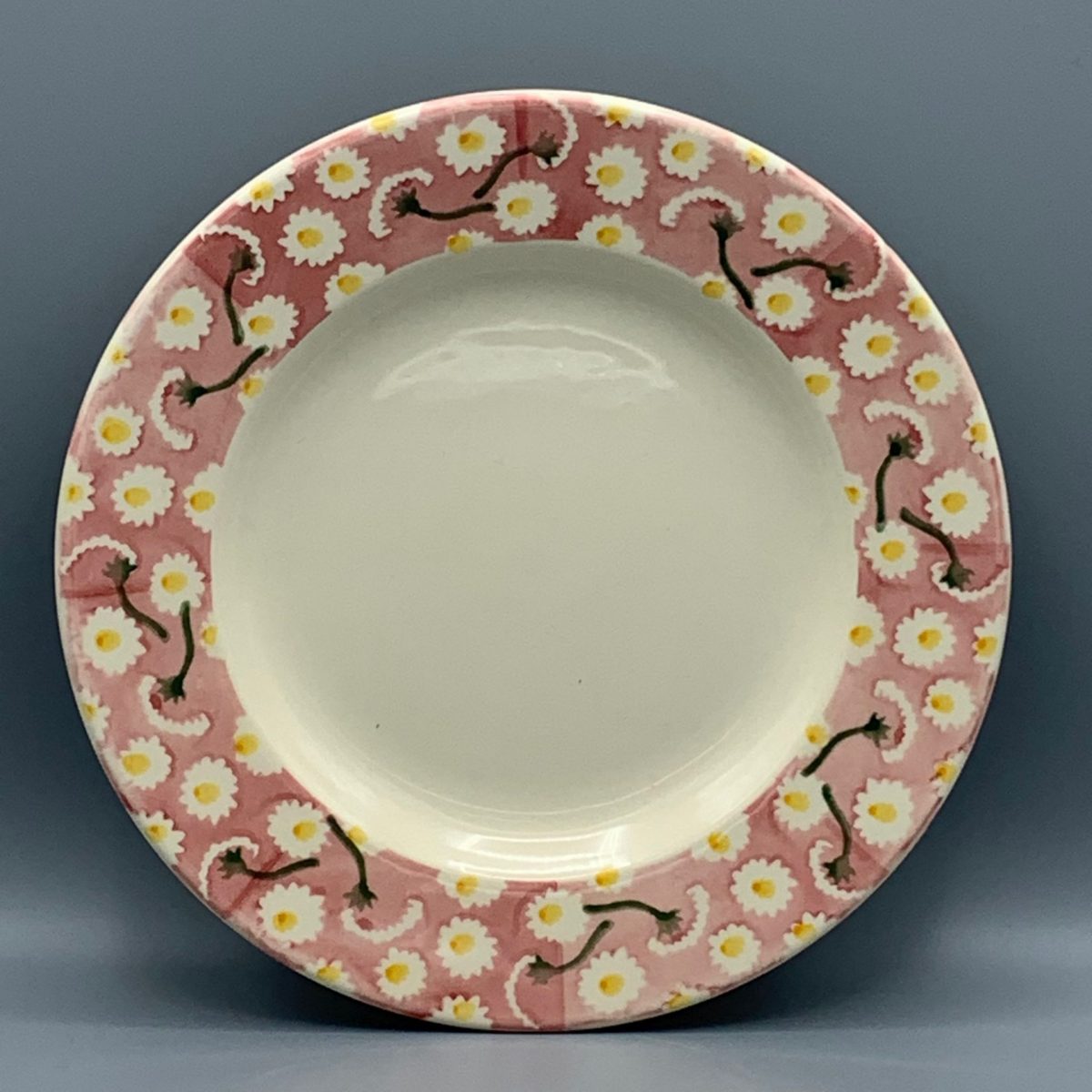 8 1/2 Inch Plate Pink Daisy
