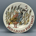 8 1/2 Inch Plate Red Legged Partridge