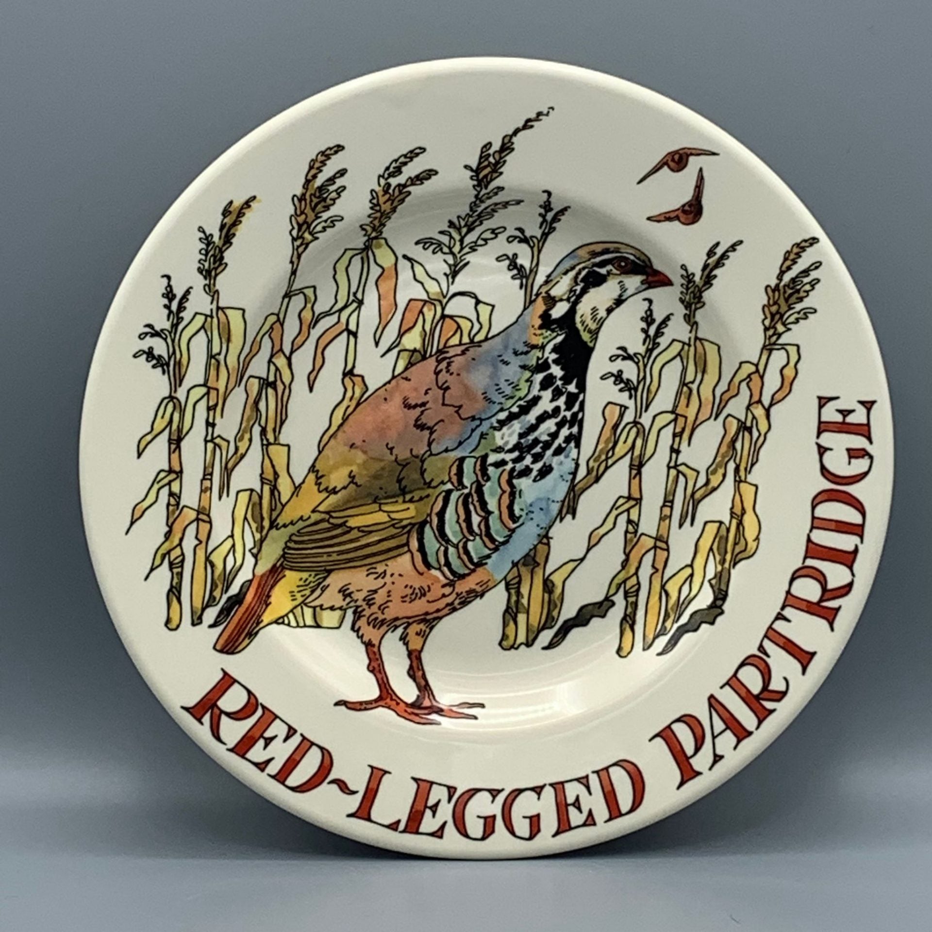 8 1/2 Inch Plate Red Legged Partridge