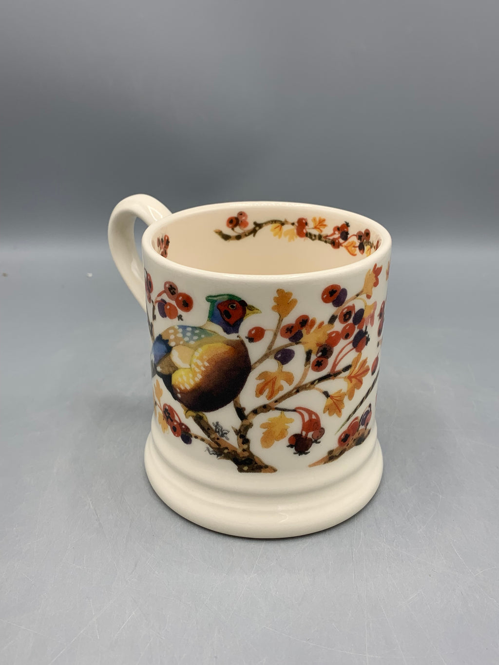 1/2 Pint Mug Pheasant In Hawthorn
