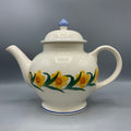 4 Mug Teapot Windblown Daffodils B Keus