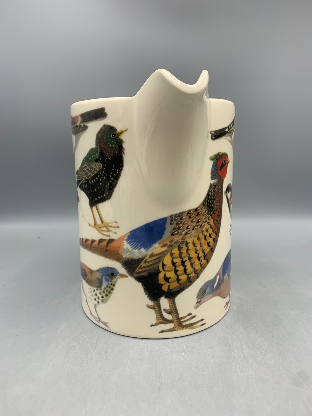 Large Straight Jug British Birds