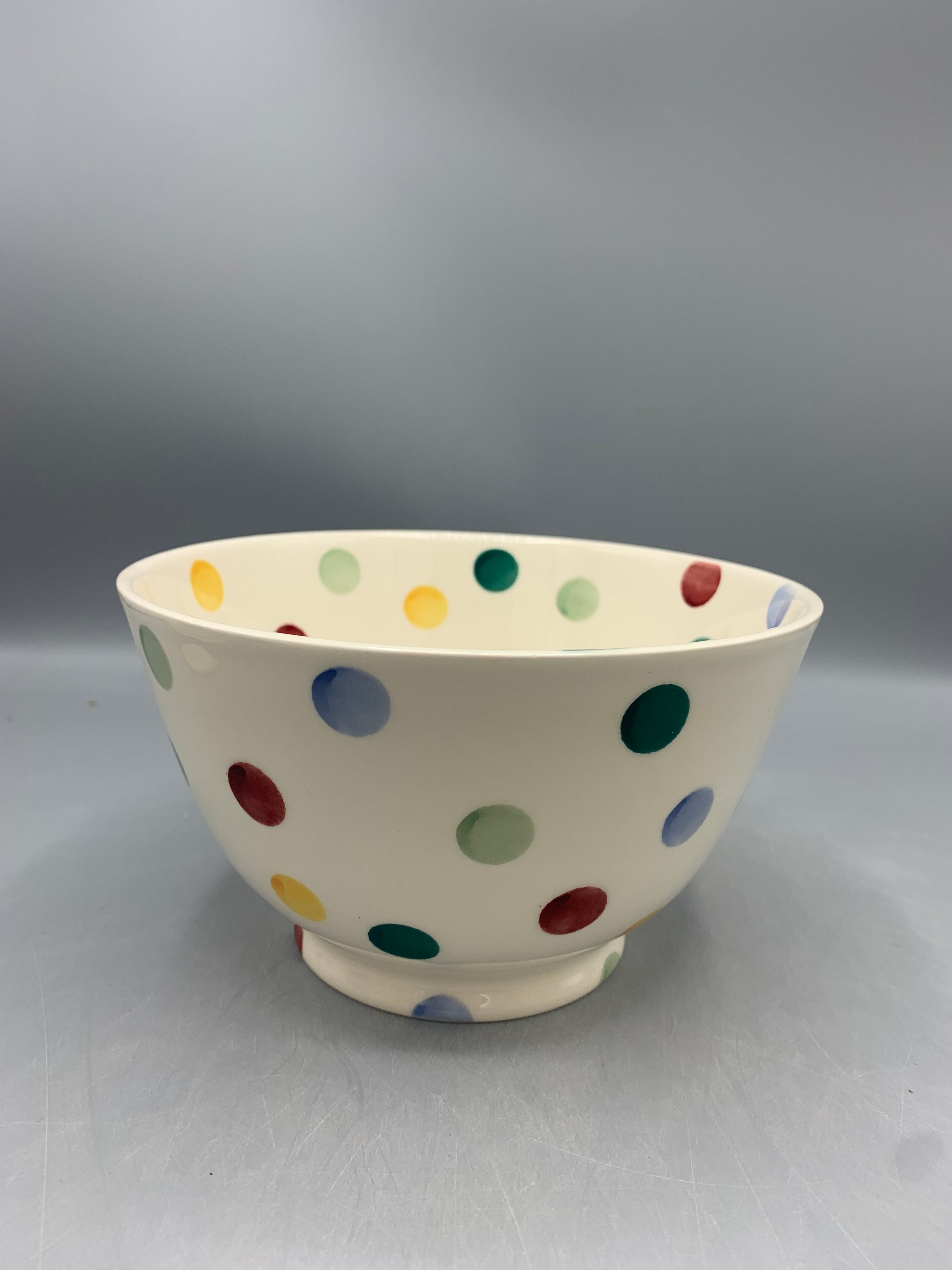 Medium Old Bowl Polka Dot