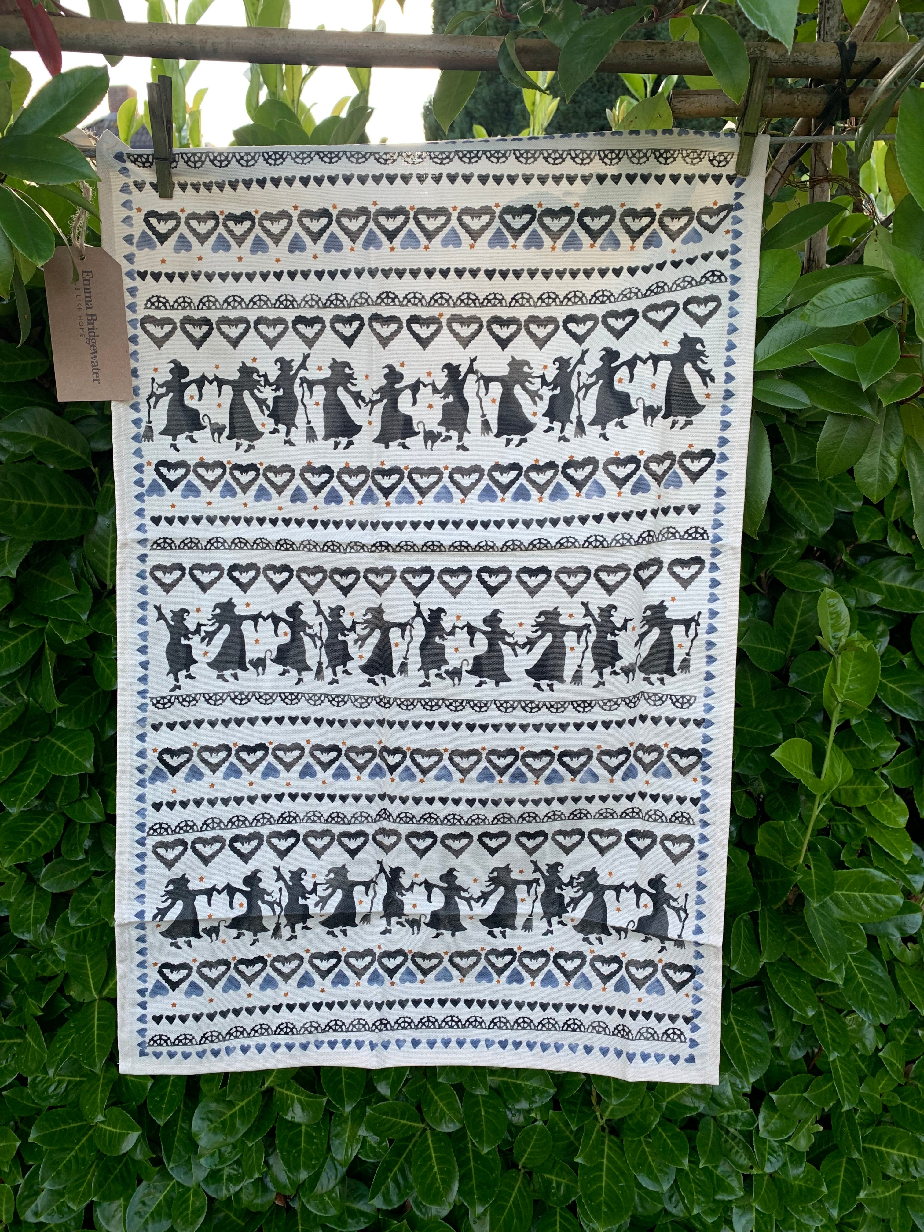 Tea Towel Dancing Witches