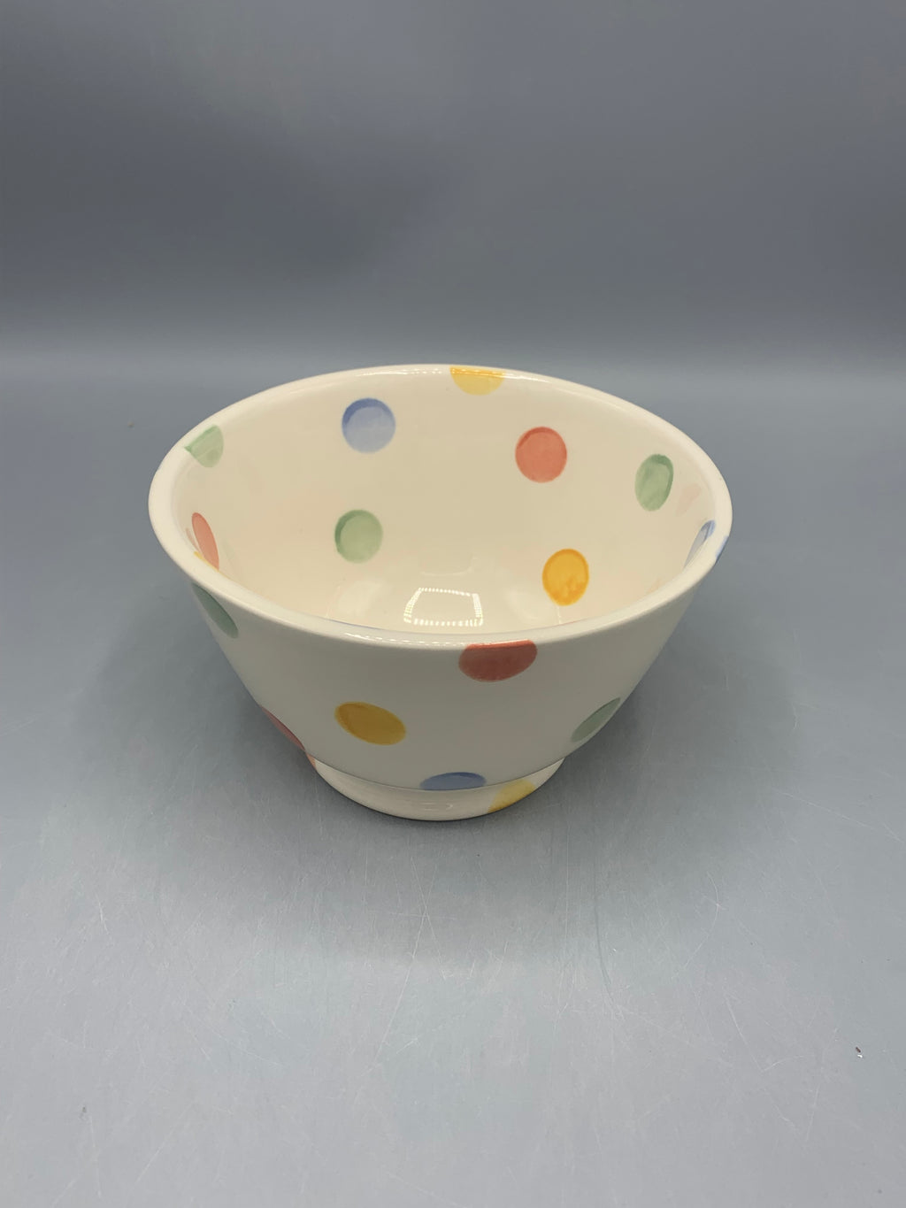 Small Old Bowl Summer Polka Dot