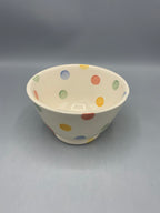Small Old Bowl Summer Polka Dot