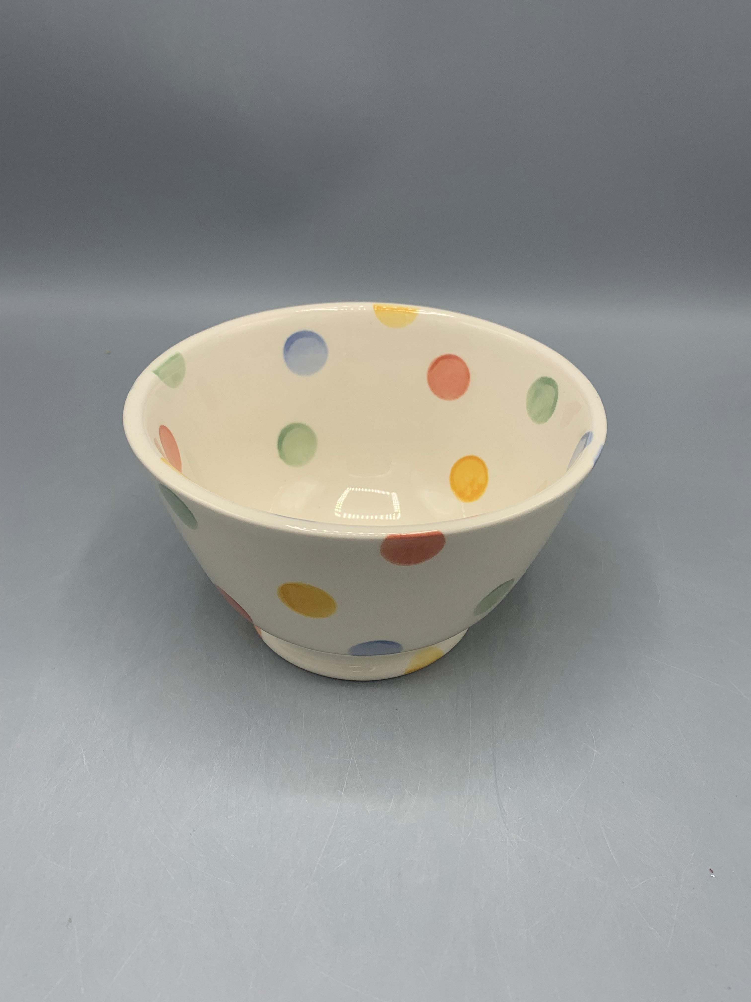Small Old Bowl Summer Polka Dot