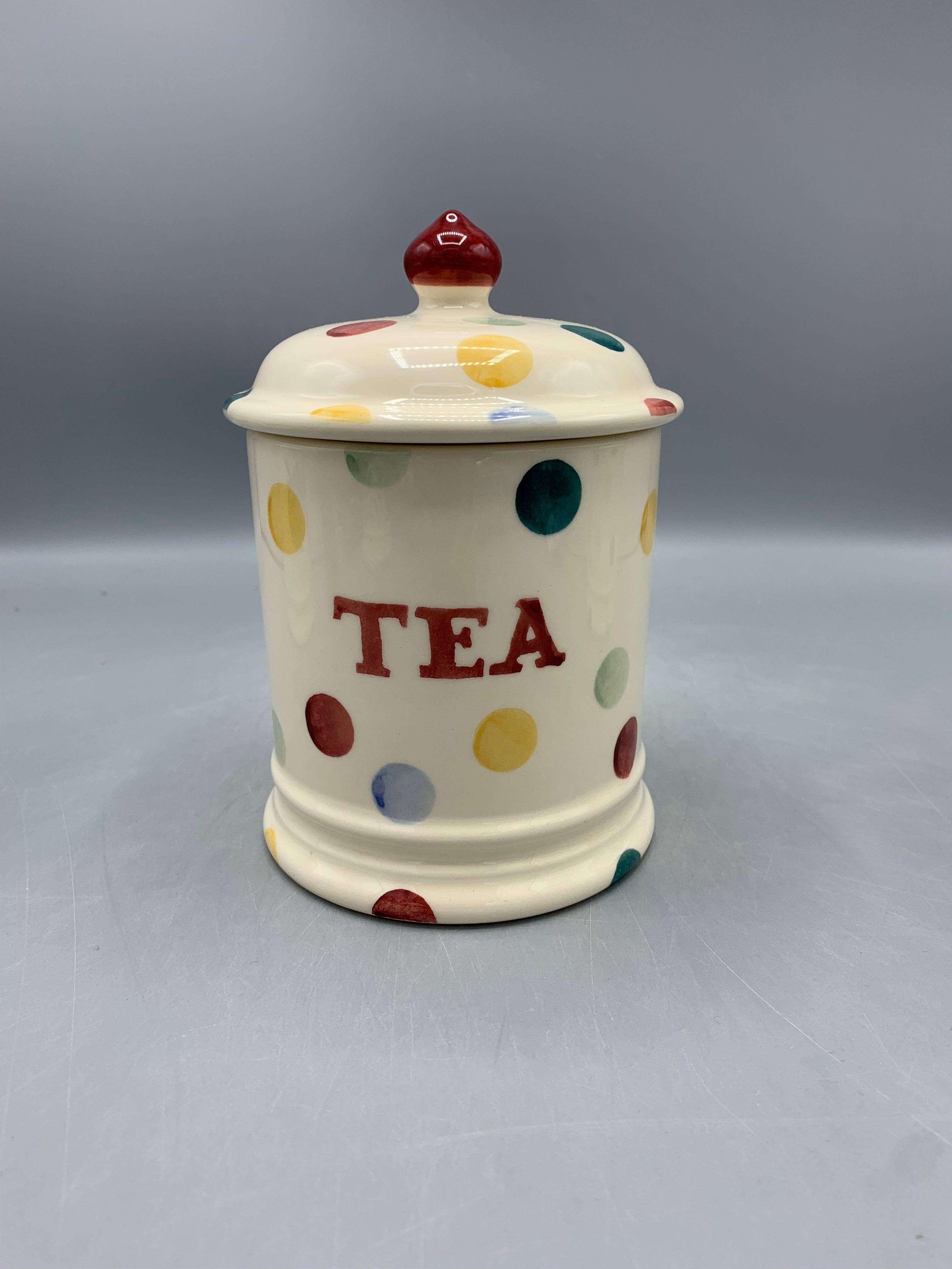 1 Pint Jar Polka Dot TEA Tweedehands