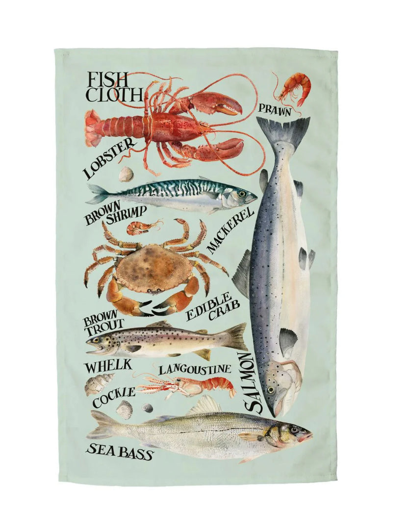 Tea Towel Fish Cloth